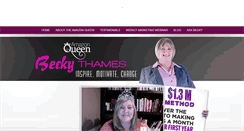 Desktop Screenshot of beckythames.com